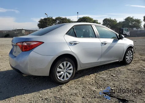 2019 Toyota Corolla L z USA, uszkodzony, nr VIN 2T1BURHE0KC170871
